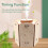 DIY-Holz-Befeuchter Modellbausatz mit Typ C, Timerfunktion, Akku & USB-Stromversorgung 5