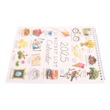 3 piezas 2025 planificador calendario 21x28.5cm papel recubierto