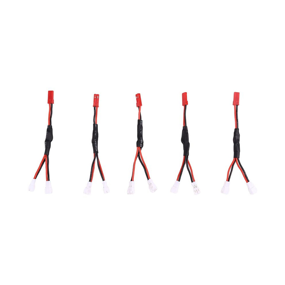 5Pcs 2 Pin Jst Plug Connector Plug Connector Cable Wire For Rc Toys Battery Led Lamp Male To 2 Way Ph2.0 6034120159960