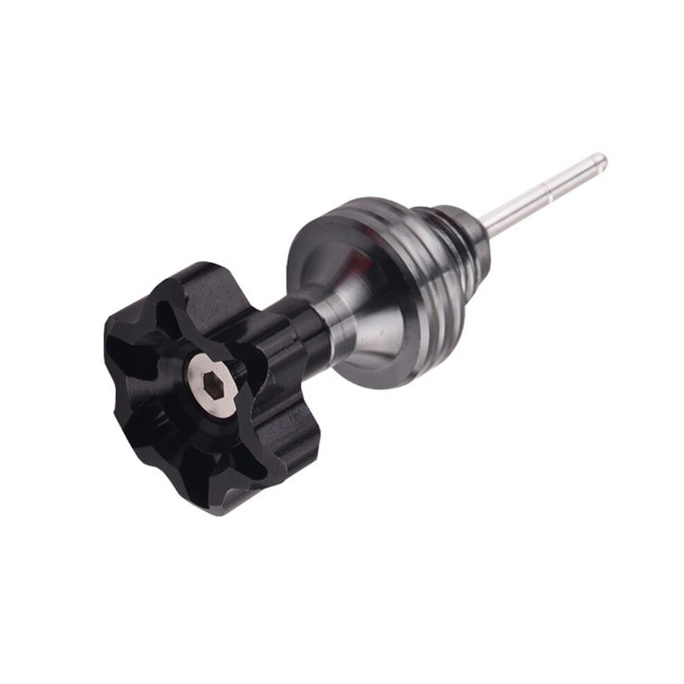 Motorcycle Engine Oil Dipstick Cap Engine Crankcase Oil Level Gauge Universal Oil Dipstick Filler Cap Black 6033290959295