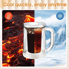 4 Pcs  Beer Mugs for Freezer Double Wall Gel Frosty Freezer Mugs Beer Ice Mugs for Freezer Drinking Freezer Cups