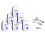 6Pcs Ultrasonic Pest Repeller Insect Bug Repeller Long Range Pest & Insect Deterrent Multi-Function for Bugs EU Plug 6