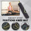 Squat Guide Mat Squat Step Positions Knee Mat with Foot Position Mat,Workout Squats Leg Muscle Targeting 4