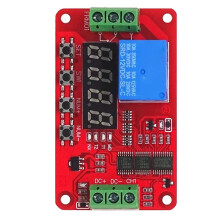 12V 1-Kanaals Relaismodule FRM01 Multifunctionele Relaislusvertraging Timerschakelaar Zelfvergrendelende Timingkaart