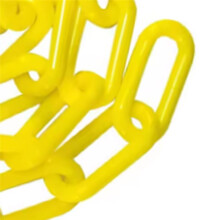 1 Stuks 5M Plastic Waarschuwingsketting Wegwaarschuwingsblokkering Verkeersmenigte Parkeercontrole 8MM Beschermingsaccessoires