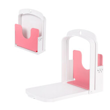 Adjustable Bread Slicer with Thickness Guide, Foldable SpaceSaving Design and WallMount Storage Hooks
