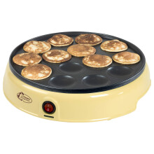 Bestron Dutch Poffertjes Maker 800W Cream Waffle Iron Press Pancake Machine