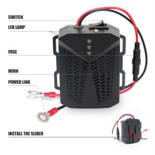 Car Ultrasound Mouse Repeller Car Non-Toxic Car Rat Repeller 12V Powered Intelligent Start-Stop Mice in Car Engine