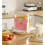 Adjustable Bread Slicer with Thickness Guide, Foldable SpaceSaving Design and WallMount Storage Hooks 3
