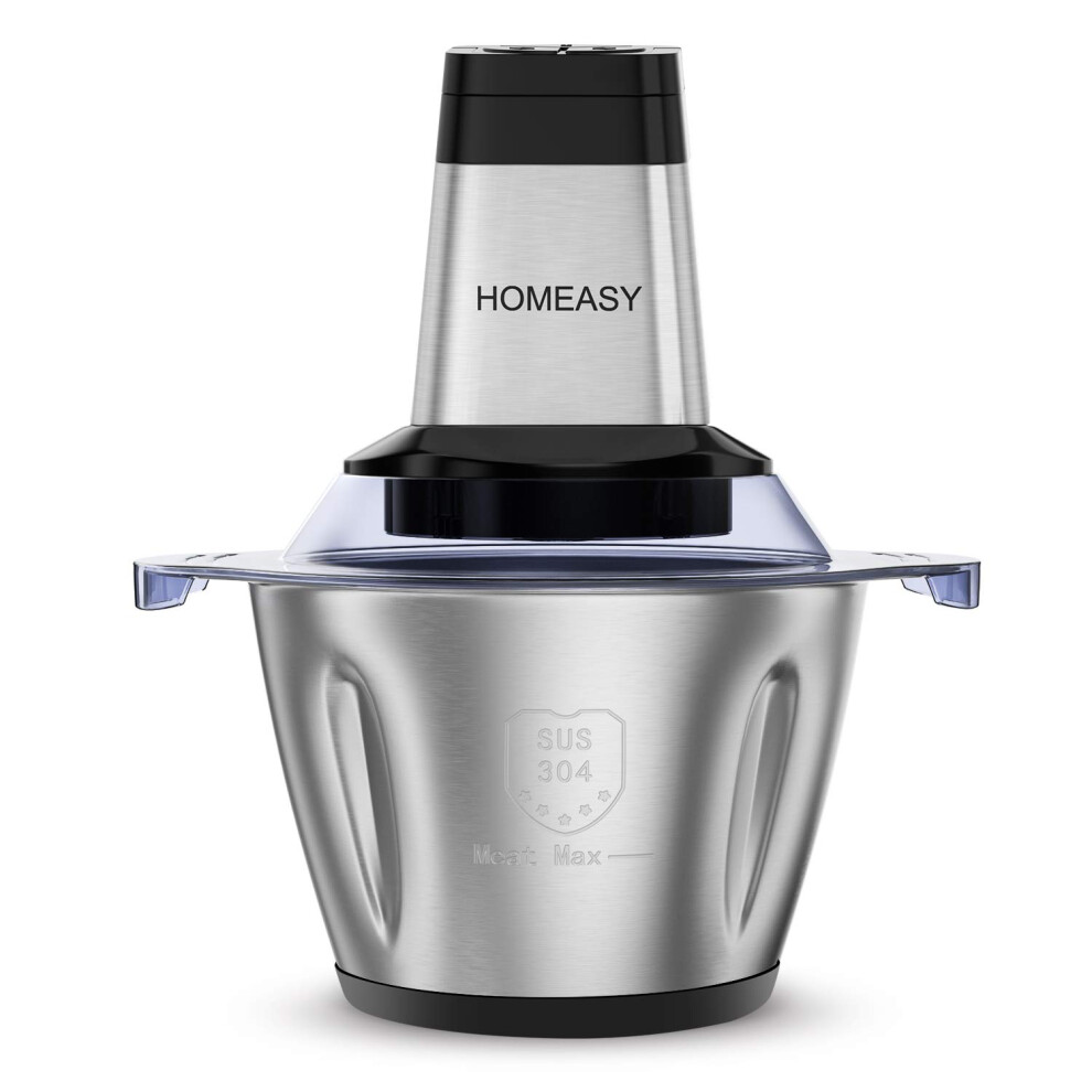 Homeasy Meat Grinder, 2.5L Meat Blenders Food Processor Food Chopper For Meat, Vegetables, Fruits And Nuts, Food Grinder Stainless Steel Bowl 500W 3 5051223018476
