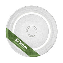 Gemroom 325mm Microwave Plate Replacement for 481941879728 Whirlpool Microwave Glass Plate Compatible with 325 mm Whirlpool Microwave Plate