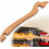 Wooden Oven Rack Puller,27 cm Practical Oven Puller Stick Oven Push Pull Tool, Durable Prevent Burns Baking Long Handle Toaster Oven Accessories, for 1