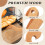 Wooden Oven Rack Puller,27 cm Practical Oven Puller Stick Oven Push Pull Tool, Durable Prevent Burns Baking Long Handle Toaster Oven Accessories, for 3