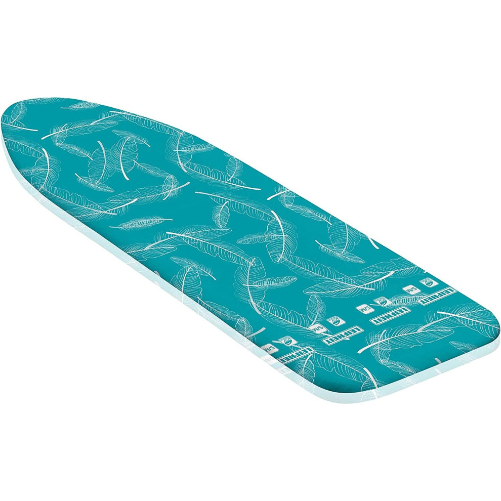 Leifheit Thermo Reflect Ironing Board Cover S/M, 3Mm Padded Ironing Board Covers, Iron Board Covers With Easy Fit Fastening Airboard Cover For Faster