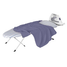 Honey Can Do Folding Tabletop Ironing Board with Iron Rest BRD 09222 Blue, 32a L x 12a W
