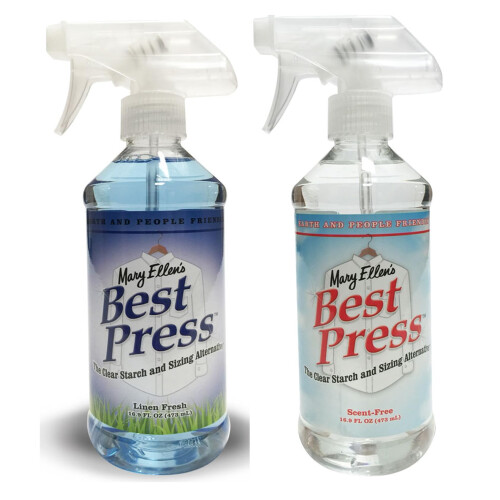 Mary Ellen's Best Press Multi Assorted Linen Fresh - Scent Free Starch and Sizing Alternative Multi 16.9oz Bottle Better Value Bundle