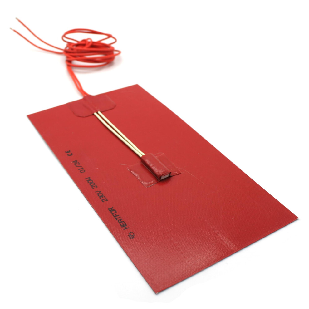 Doja Barcelona | Silicone Heating Element | 200W | 116X210mm | Silicone Heating Pad | Silicone Bed | Silicone Heating Element For Industrial And