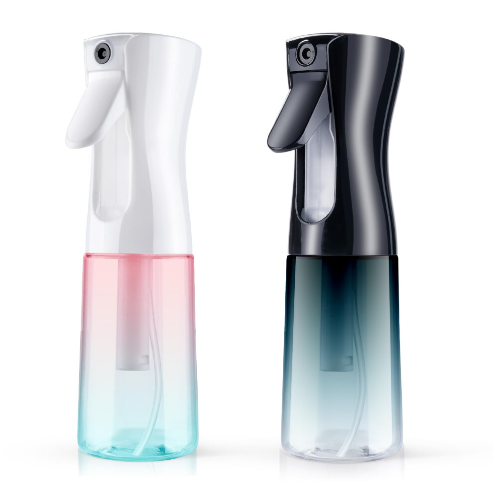 Lophe Hair Spray Bottle, 2Pcs Continuous Water Mister Empty Spray Bottle, Multifunctional Fine Mist Water Spray Bottle, Salon Hairdressing Spray