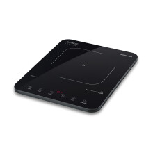 Caso Design ProSlim 2000 Portable Induction Hob, Single Electric Hob with 10 Power Levels up to 240?C, Portable Cooktop, Sensor Touch, LED Display,