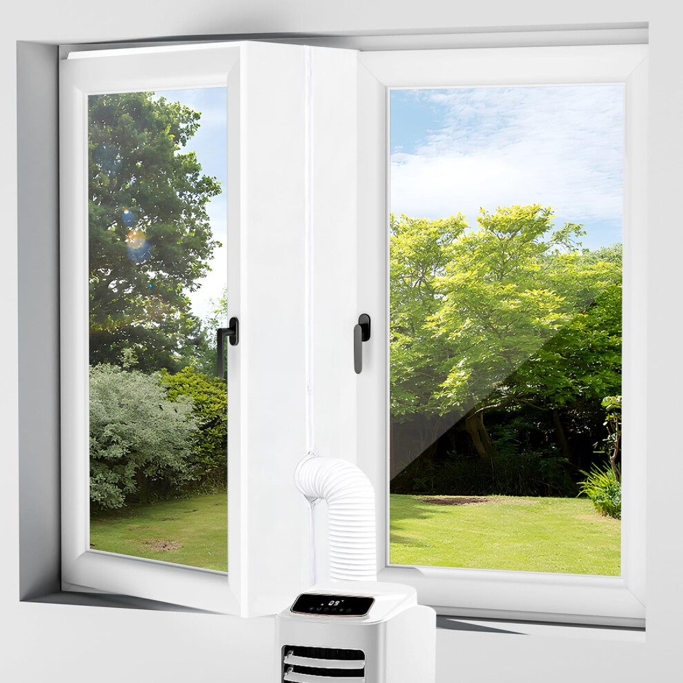 Yomisee Air Conditioner Window Seal, Air Conditioning Window Seal Kit For Mobile Air Conditioner And Tumble Dryer, Hot Air Stop Air Exchange Guards With Zip