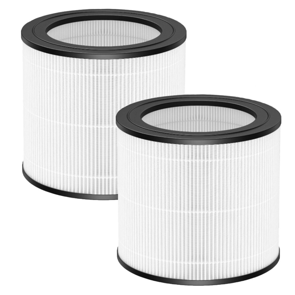 Jamhexou 2 Pack Fy0611/30 Replacement Filter Compatible With Philips 600 Series Ac0650/10 Air Purifier/10 & Ac0651, 3 In 1 H13 True Hepa + Activated Carbon