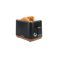Salter Toronto 2-Slice Toaster ? 6 Browning Levels, Defrost/Reheat/Cancel, High-Lift Eject, Wide Slots for Extra Thick Bread or Bagels, Removeable