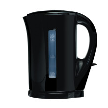 STATUS 1.7 L Cordless Kettle, 2 kW Fast-Boil Electric Jug with Dual Water Level Indicator, Black Finish for Home or Office Use (NEWARKKETTLE)