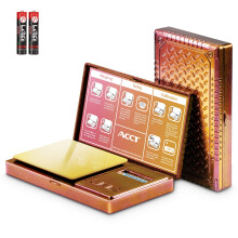 ACCT Digital Pocket Scale, Mini Scales, 0.01g x 500g, Jewely Scale, Gram and oz 6 Units, Tare, Accurate Jewellery Scales (Pink)