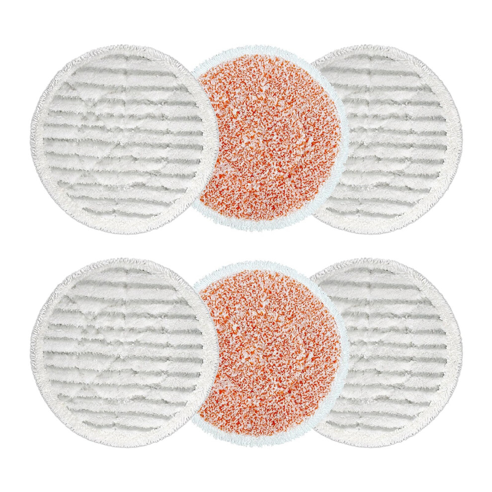 Anmumu 6 Pack S6002uk S7201uk S7000 S7001 Shark Steam And Scrub Mop Pads Replacement For Shark Steam Mop,Resuable Washable Steam & Scrub All-In-One Cleaning