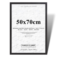 Fabian Clarke London? Large Black Picture Frame 50x70 Photo Frame 50x70cm for Wall Poster from The Franklin Range