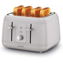 Kenwood Dawn Toaster, 4 Slot Toaster, Reheat, 5 Browning Settings, Defrost and Cancel Functions, Pull Crumb Tray, TFP09.?000CR, 1800W, Oatmeal Cream