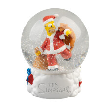 Grupo Erik Snow Globe - The Simpsons Merch | Snow Globes For Adults & For Children | Homer Simpson Gifts For Christmas, The Simpsons Gifts Under 20