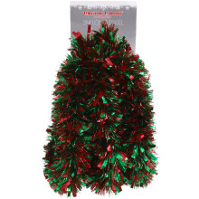 Christmas Concepts? 3m (9.8ft) Chunky/Fine Christmas Tinsel - Christmas Decoration Tinsel (Red & Green)