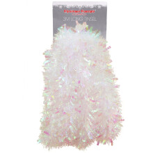 Christmas Concepts? 3m (9.8ft) Chunky/Fine Christmas Tinsel - Christmas Decoration Tinsel (Iridescent)