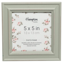 Hampton Frames PALOMA Distressed Square Picture Photo Frame Sage Green 5x5 (13x13cm) PAL301955S