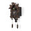Acctim Acctim Hamburg Cuckoo Pendulum Wall Clock, Black Brown 4