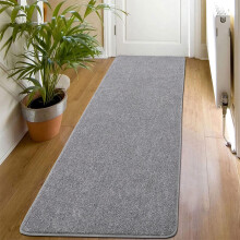SHACOS Carpet Runners for Hallways Grey 60x180cm Non Slip Hallway Runner Rug Super Absorbent Kitchen Mat Washable Long Floor Runner Rugs for Entryway