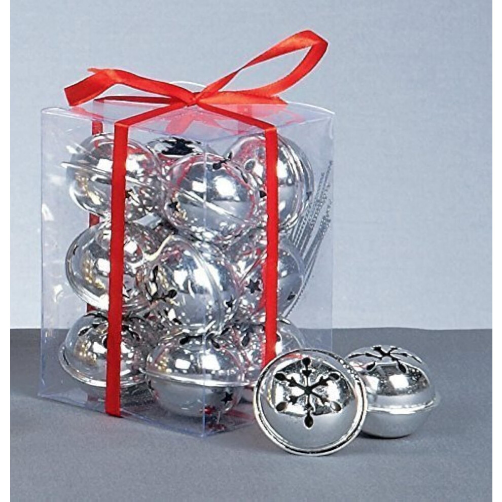 Premier 12 X Christmas Jingle Bells Silver