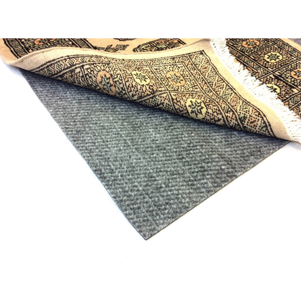 High Performance Premium All Surface Guaranteed Anti Slip Rug Gripper Underlay Dual Use On Carpet And All Hard Floors (60X140cm For Rug (80X150cm)) 5051223061557