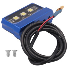 LED Motorcycle License Plate Light Decorative Lamp Universal Aluminum Alloy Rear Tail Light License Plate Holder Light A