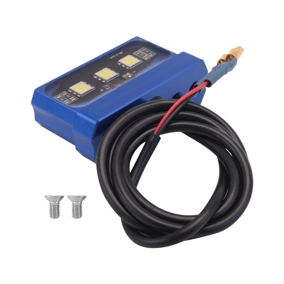 Led Motorcycle License Plate Decorative Lamp Universal Aluminum Alloy Rear Tail License Plate Holder A Light 6032234117104
