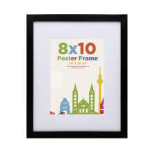 10x8 Picture Frame with 7x5 Mount, Wooden 20 x 25 cm Frames Featuring Clear Acrylic Glass for Table and Wall Mounting, Perfect for Portrait, Home,