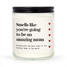 SteadStyle New Mum Gifts - Mum to Be Gift for First Time Mums, Pregnancy Must Haves Soy Wax Lavender Scented Candle, Pregnancy Gifts for Expecting