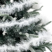 10 m / 32.8 ft Christmas Tinsel Garland, Long Xmas Garland Decorations Metallic Tinsel Strands Christmas Tree Boa Hanging Decoration for Christmas
