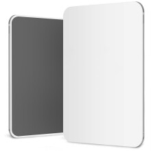 Mavoro 17.5 x 22.5cm Magnetic Locker Mirror | Acrylic - Unbreakable | Sleek Frameless | Glassless Safety | Suitable for School lockers, Refrigerators,