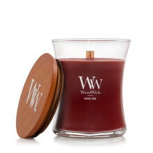 WoodWick Scented Candle with Crackling Wick | Rouge Oud Medium Hourglass Candle | Long Burning Candles: Up to 60 Hours | Perfect Gifts for Women