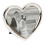4" x 4" - Celebrations Silver Plated Heart Photo Frame 1