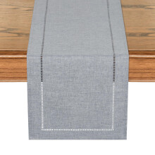 LOMOHOO Rustic Table Runner 72 Inches Long Linen Grey Table Runner,Farmhouse Table Runners,Modern Table Runners for Kitchen Dining Table