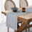 LOMOHOO Rustic Table Runner 72 Inches Long Linen Grey Table Runner,Farmhouse Table Runners,Modern Table Runners for Kitchen Dining Table 5