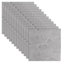 AHAQU 40PCS Floor Tiles Self Adhesive, Covers 38.7 ft?/3.6 m?, 30x30cm/11.8x11.8in Vinyl Floor Tiles, Waterproof Peel and Stick Floor Tiles for